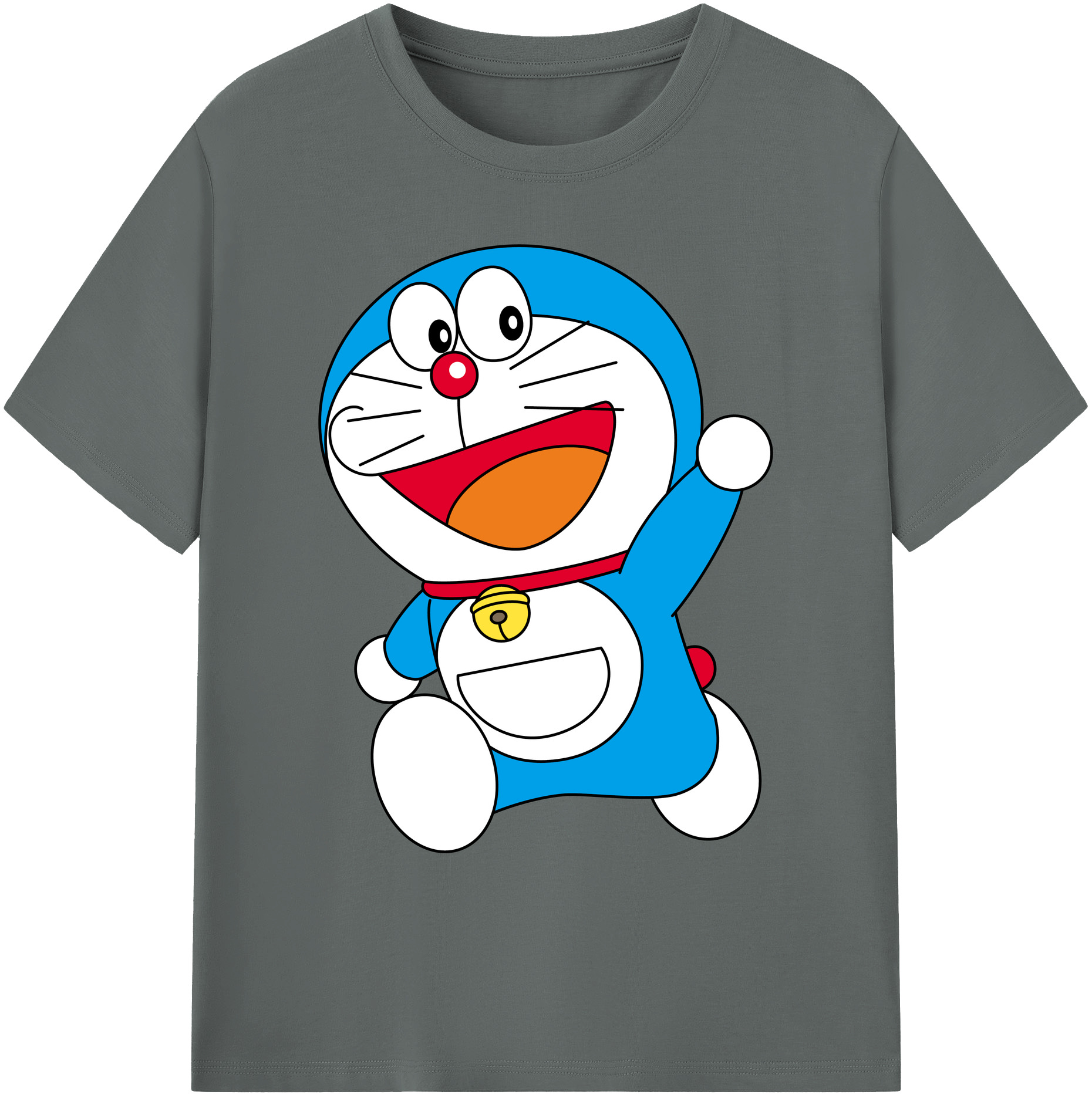 （画像用） ドラえもん Doraemon 綿100％ メンズ半袖Tシャツ｜肌触りやわらか＆通気性
